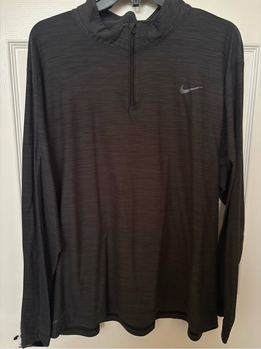 Nike Black Dri-FIT Long Sleeve Quarter-Zip Pullover